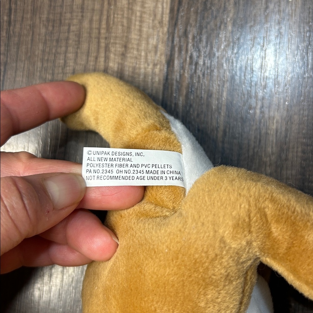 Plush Kangaroo with Joey Stuffed Animal - Golden Tan and Cream - Picture 7 of 7